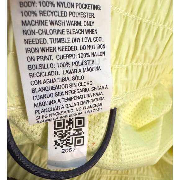 All In Motion Yellow Mens XL Nylon Swim Shorts W/ Mesh Lining - Picture 4 of 7